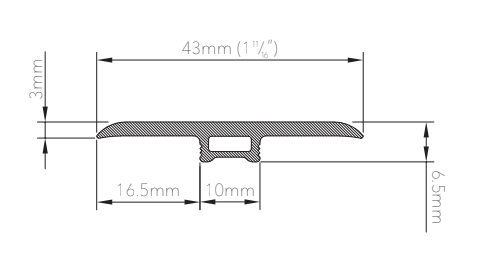 Bourbon Hickory T Mold