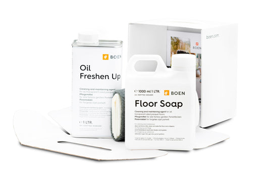 Boen - Care & Maintenance Oil Kit - 1L Floor Soap & 1L Oil Freshen Up