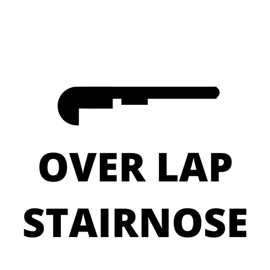 Swiss Cream Overlap Stairnose