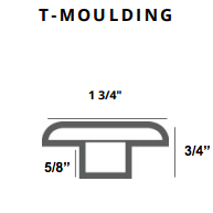 BIYORK - Wood T-Moulding - 48"